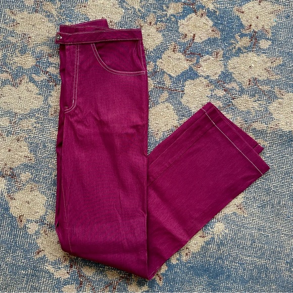 Vintage Celine Purple Pant M - Picture 5 of 6